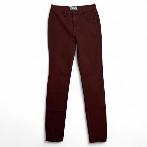 Free People High Waist Long and Lean Skinny Jeans, Red Mocha, Women’s 27 NWT - Picture 2 of 7
